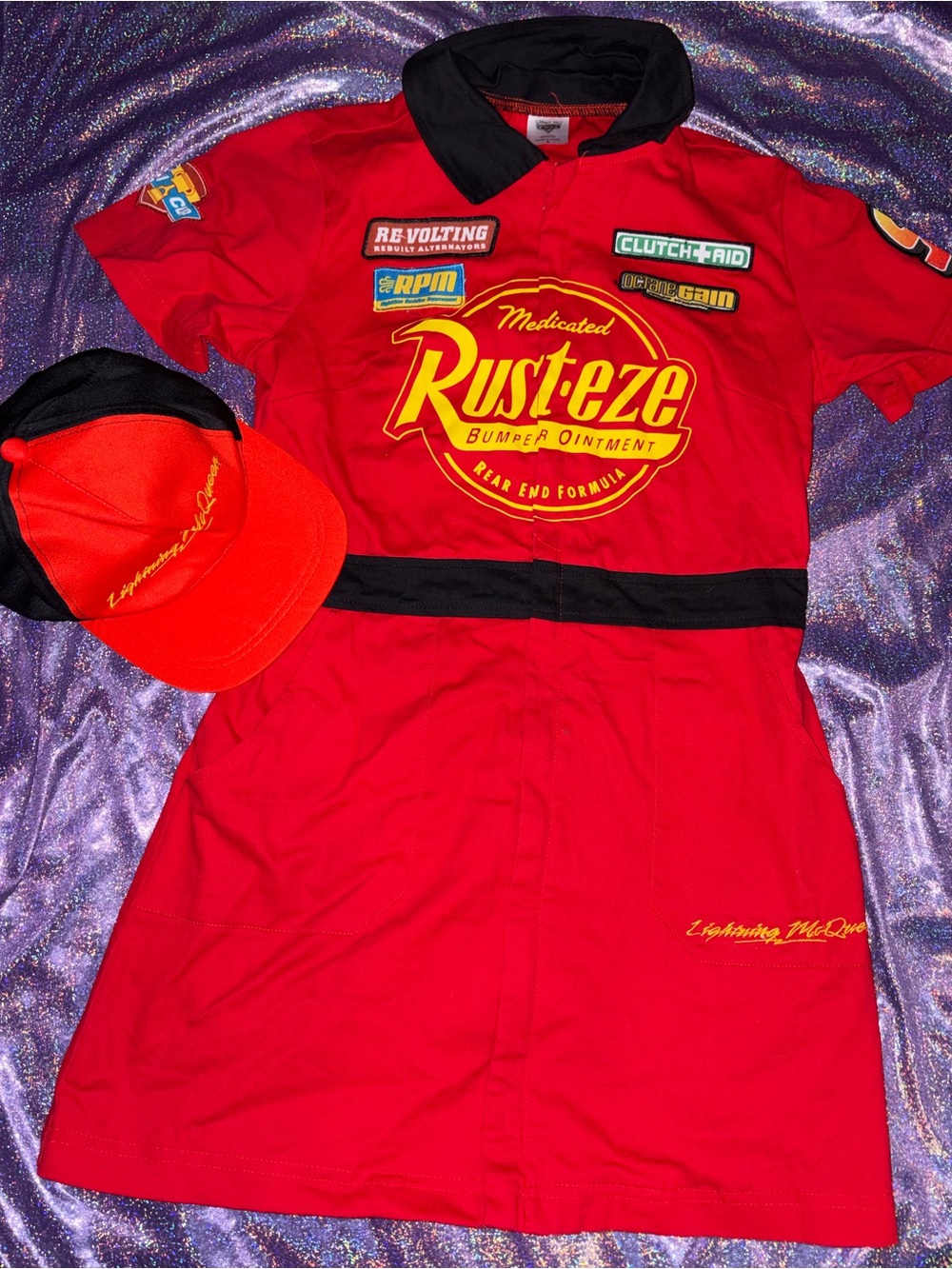 Lighting McQueen Costume Dress